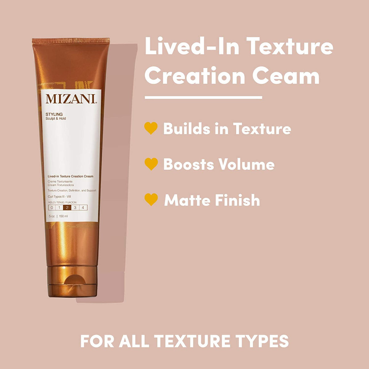 Mizani Styling Sculpt & Hold Lived-In Texture Creation Creme