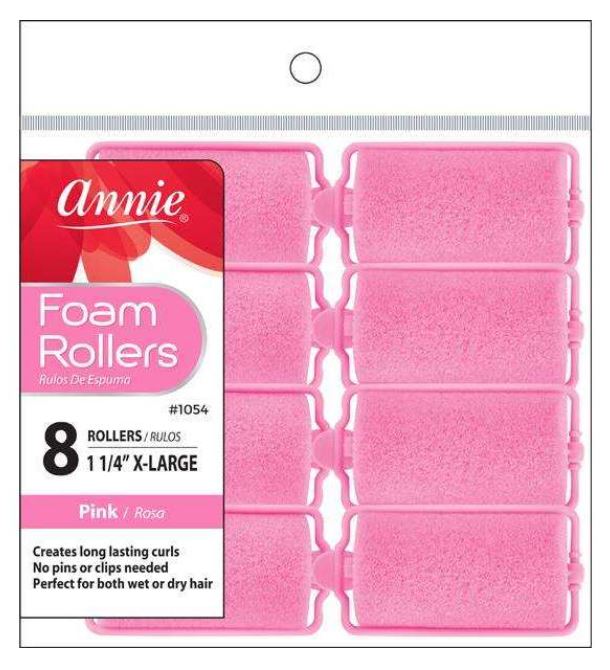 Annie Foam Rollers Jumbo & Xtra Large - Pink