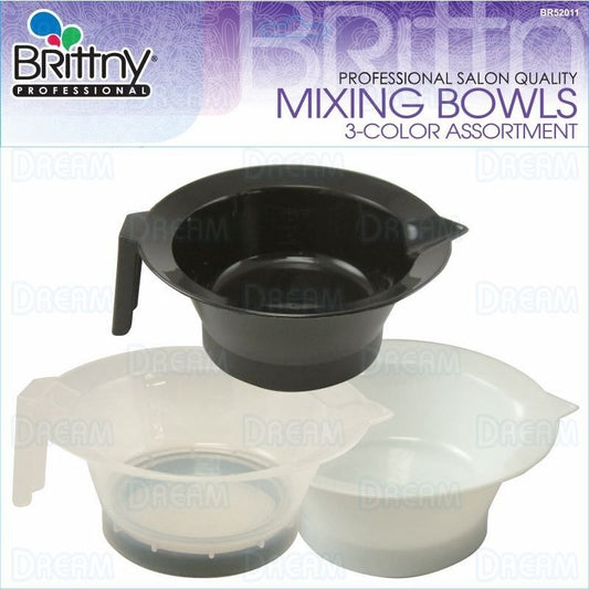 Brittny Professionals Mixing Bowls 3-Color Assortment