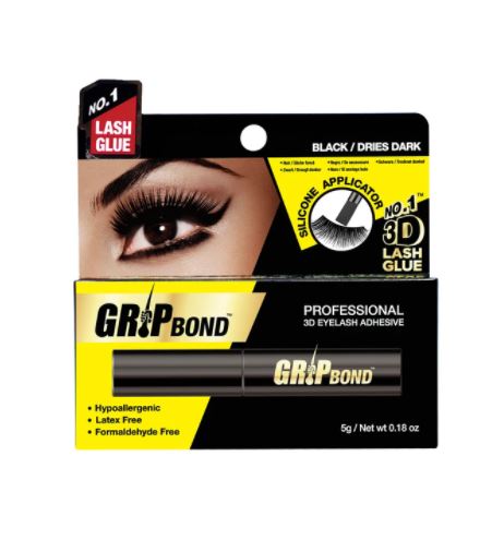 Grip Bond Latex Adhesive - Black Brush/Paddle