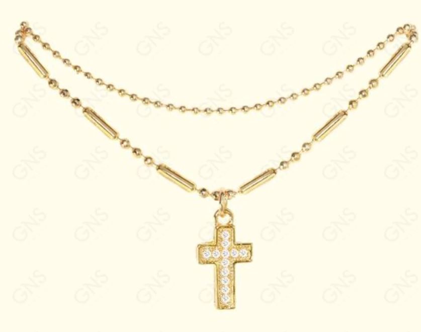 GNS NY Cubic Zirconia Anklet