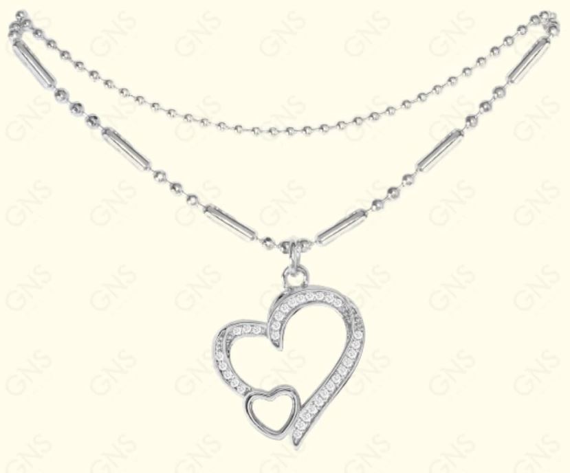 GNS NY Cubic Zirconia Anklet