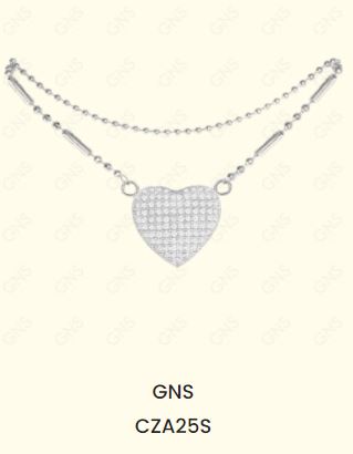 GNS NY Cubic Zirconia Anklet