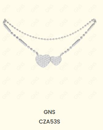 GNS NY Cubic Zirconia Anklet