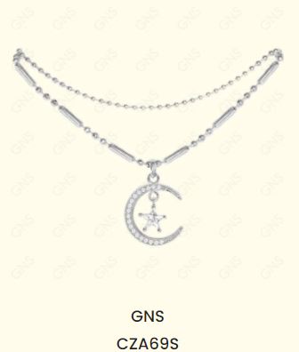 GNS NY Cubic Zirconia Anklet