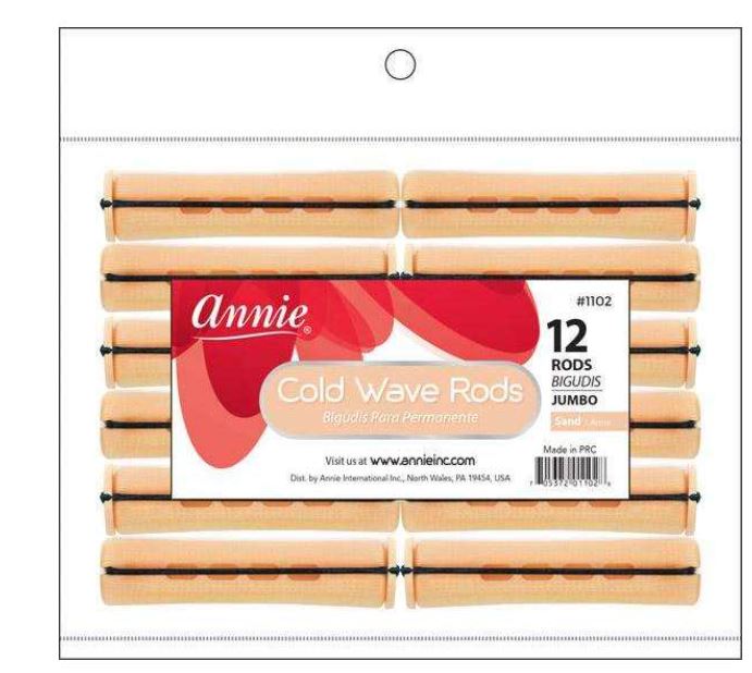 Annie Cold Wave Rod Jb 12Ct Sand