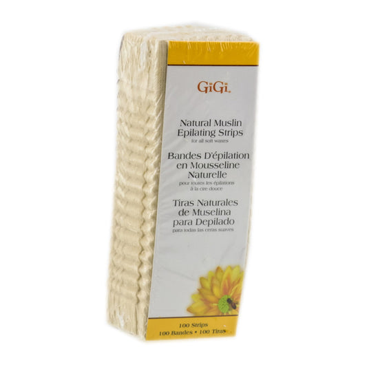 Gigi Natural Muslin Epilating Strips