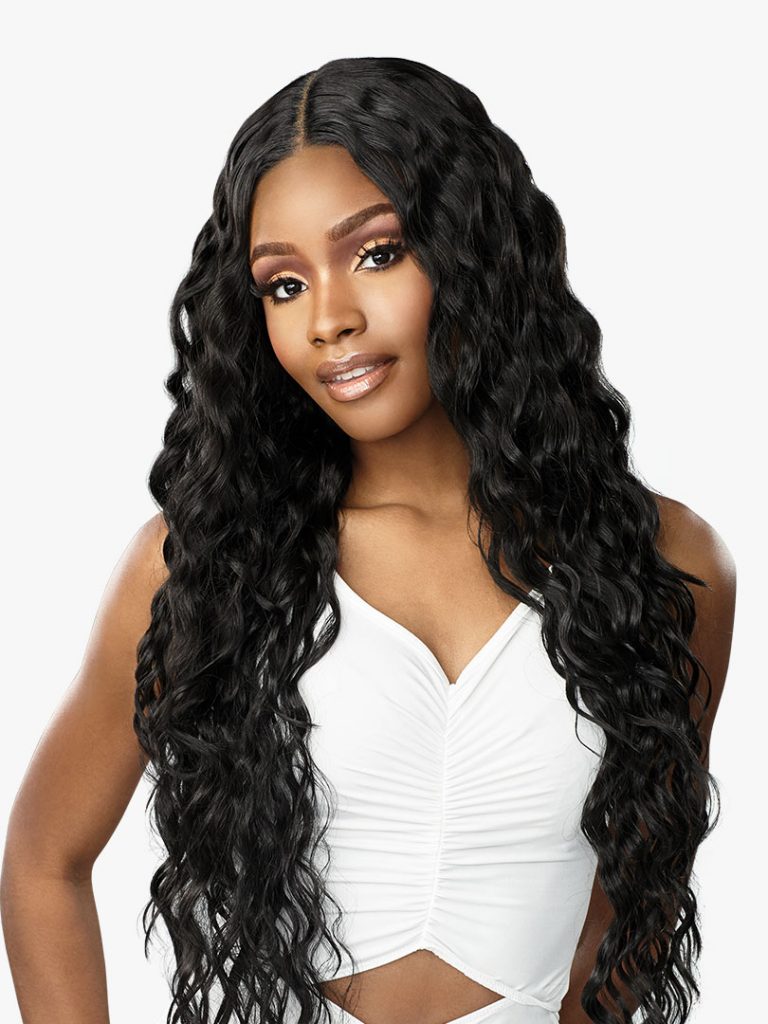 Sensationnel Butta Lace Human Hair Blend Loose Curly 32"