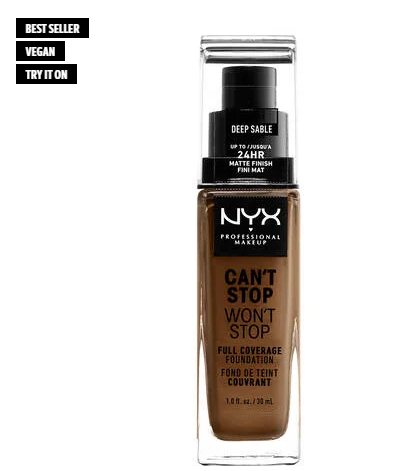 NYX Can't Stop Won't Stop Full Coverage Foundation