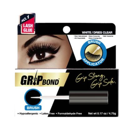 Grip Bond Latex-Free Adhesive - White Paddle/Brush