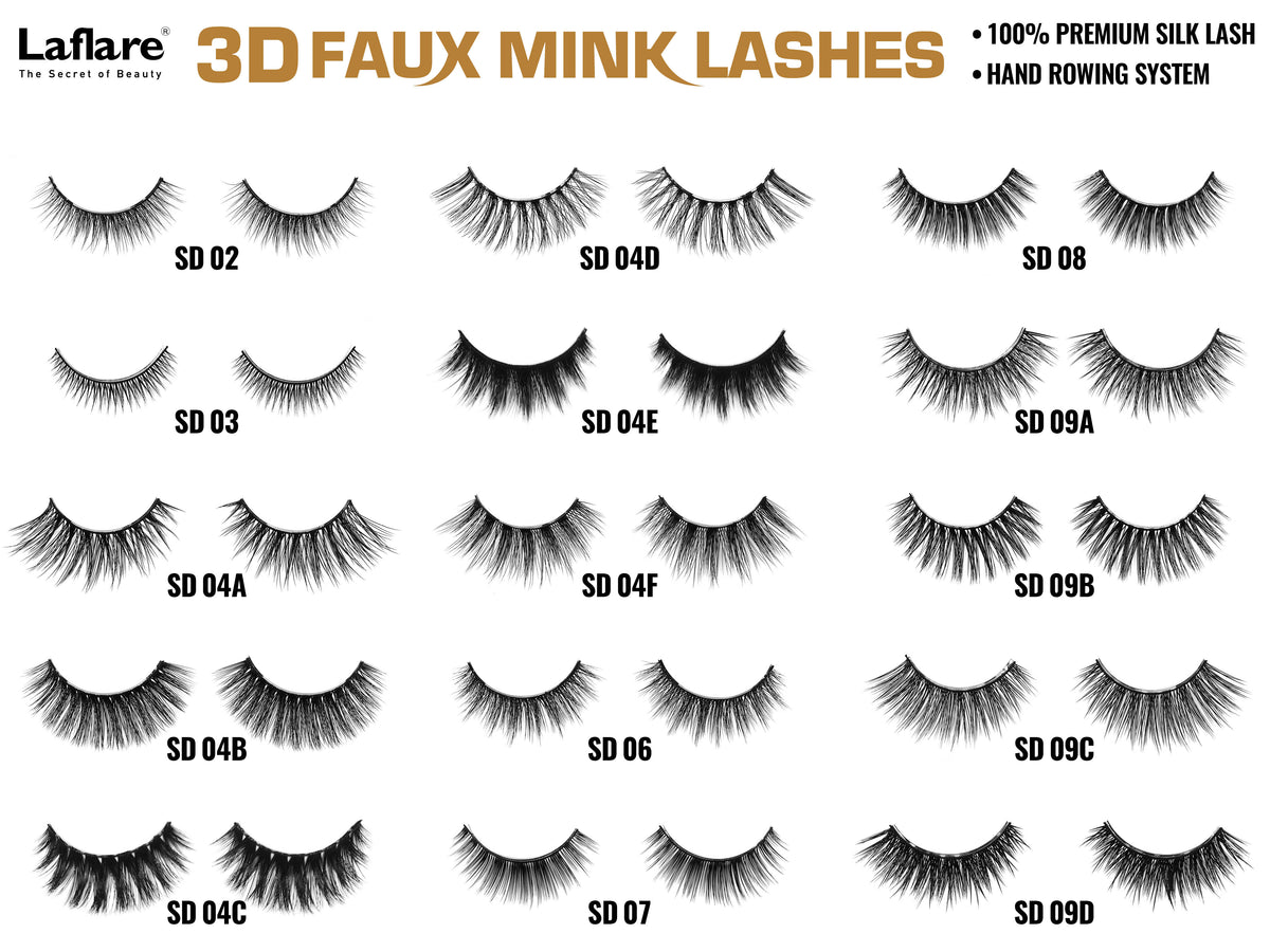 Laflare™ 3D Faux Mink Hair Eyelashes